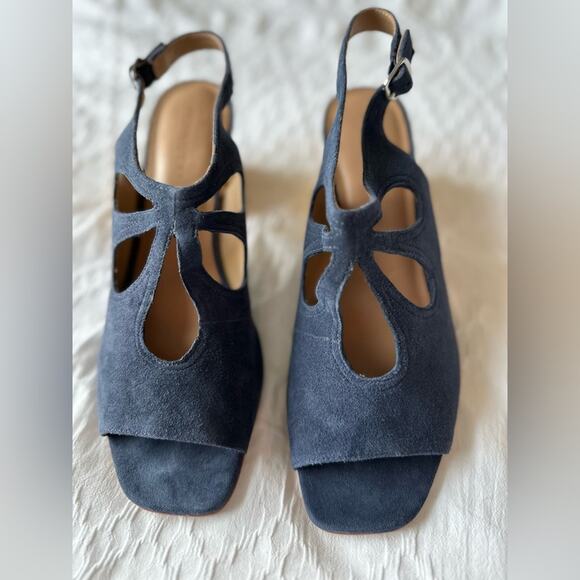 BERNARDO Suede Lainey Heeled Sandals Size 11 NWT - Picture 11 of 16